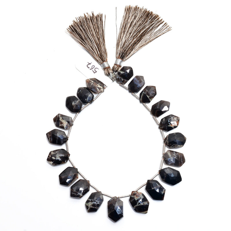 Zuby Quartz Faceted Marquise Duchess 4 inch Bead Strand 9X14-10X14.5mm & 52 Cts Natural Semi Precious Gemstone Birthstone Women Jewelry