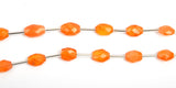 Carnelian Oval Cut Beads