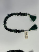 Green & Blue Tourmaline Faceted Tube 8 inch Bead Strand Natural Semi Precious Gemstone Birthstone DIY Women Jewelry Making Necklace Earrings
