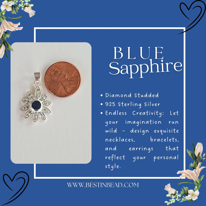 Natural Blue Sapphire Pendant