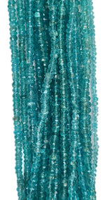 High-Quality Faceted Sky Blue Apatite