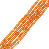 Spessartite Garnet Bead Strand - Sizes 2mm to 7mm