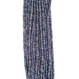 Rondelle Shaped Light Purple Silverite Gemstone Beads