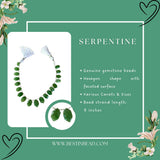 Serpentine Hexagon Bead Strand