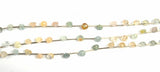 Faceted Multi Aquamarine Beads - DIY Beading Supplies