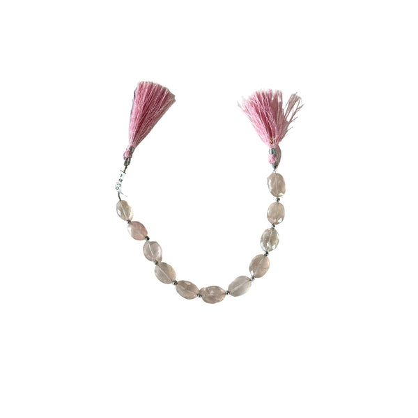 Rose Quartz Oval Beads