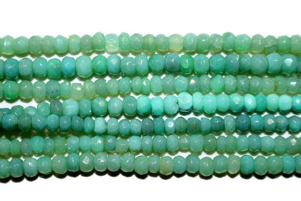High-Quality Faceted Chrysoprase