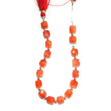 Carnelian Cube Beads