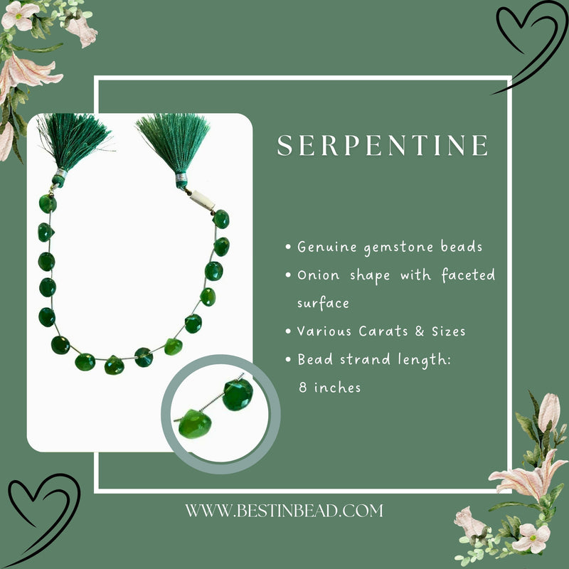 Serpentine Onion Beads