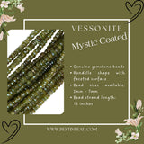 Semi Precious Gemstone Beads - Mystic Vessonite