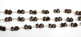 Twisted Rondelle Shaped Stones