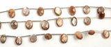 Faceted Chocolate Moonstone Beads - DIY Beading Supplies