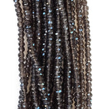 High-Quality Faceted Smoky Quartz Beads