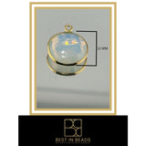 Round Bezel Set Pendant