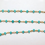 Apatite Chalcedony Bead Bracelet Materials