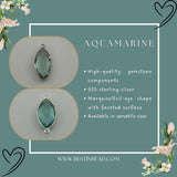 Aquamarine Bezel Pendant