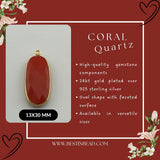 Statement bezel charm