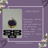 24kt gold plated pendant