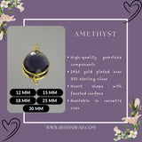 Bezel pendant necklace