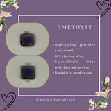 Amethyst Bezel Pendant