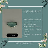 Aquamarine Bezel Pendant