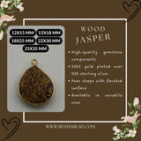 Delicate gold plated gemstone jewelry
