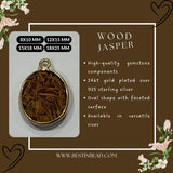 Delicate gold plated gemstone jewelry