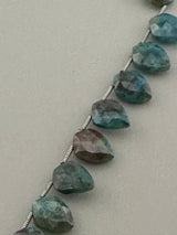 Teardrop Turquoise Sillicatite Beads - DIY Beading Supplies