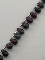 Teardrop Ruby Zoisite Beads - DIY Beading Supplies