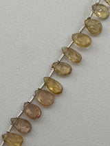 Pear Imperial Topaz Natural Beads - DIY Beading Supplies