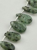 Pear Green Kyanite Natural Beads - DIY Beading Supplies