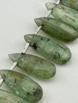 Semi-Precious Bead Strand - Green Kyanite Natural Jewelry