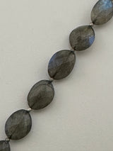 Flat Tumble Labradorite Natural Beads - DIY Beading Supplies