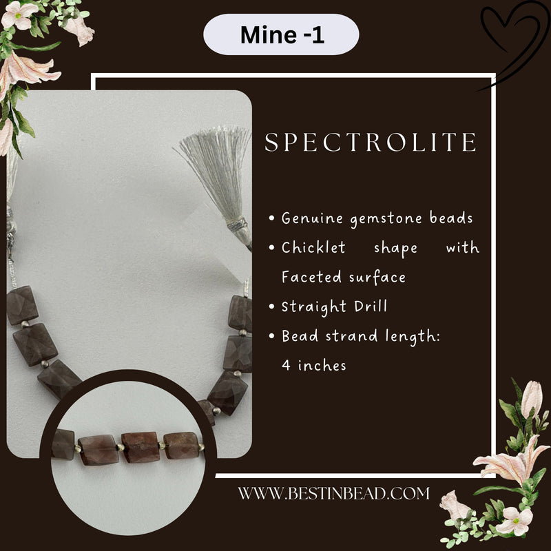 Spectrolite Teardrop Bead Strand
