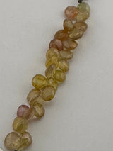 Heart Yellow Sapphire Beads - DIY Beading Supplies