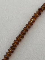 Rondelle Brandy Citrine Beads - DIY Beading Supplies