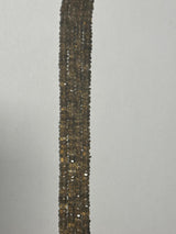 Beer Quartz Coated Rondelle Gemstone Beads - Natural Semi Precious Bead Strand - Sizes 2mm to 7mm - Jewelry Making Supplies