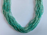 Amazonite Rondelle Gemstone Beads - Natural Semi Precious Bead Strand - Sizes 2mm to 7mm - Jewelry Making Supplies