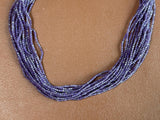 Amethyst Rondelle Gemstone Beads - Natural Semi Precious Bead Strand - Sizes 2mm to 7mm - Jewelry Making Supplies