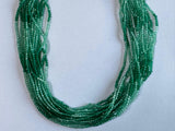Green Onyx Rondelle Gemstone Beads - Natural Semi Precious Bead Strand - Sizes 3mm to 5mm - Jewelry Making Supplies