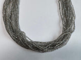 Smoky Quartz Rondelle Gemstone Beads - Natural Semi Precious Bead Strand - Sizes 2mm to 7mm - Jewelry Making Supplies
