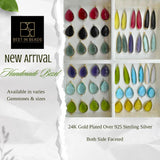 An elegant collection of faceted pear shape gemstone pendants in a full range of sizes, from small drops to large statement briolettes, in gold and silver.