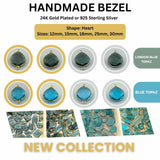 A 15mm Aquamarine heart connector with a double loop, perfect for making a custom love-themed bracelet.