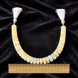 Ethiopian White Opal Wheel Beads | Natural Welo Tyre Heishi Smooth & Faceted | Bulk Strand