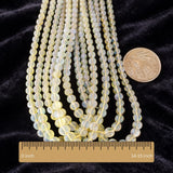 Ethiopian White Opal Round Smooth Beads | Natural Welo Fire Opal Sphere Strand | Bulk Lot