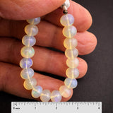 Natural Ethiopian Opal Round Beads – Smooth Fire Opal Jewelry Supply (4 Inch Makers Pack)